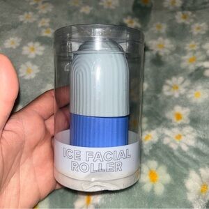 Blue and Gray Ice Facial Roller